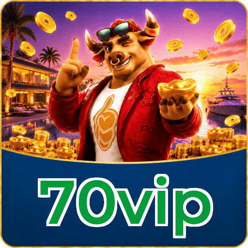 70vip bônus R$5.000 + 500 giros - Rollover 35x, prazo 30 dias, 38% taxa conversão