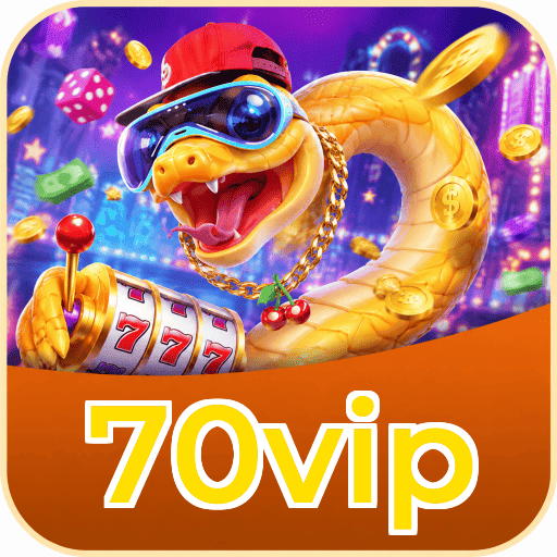 Números do app 70vip em material de marketing — ilustração, não auditoria